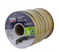 Уплотнитель  D 14х12мм черный 40м Титан