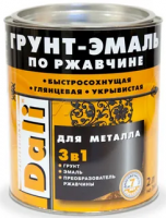 Грунт эмаль по ржавчине 3в1 слоновая кость 2л глянец Dali