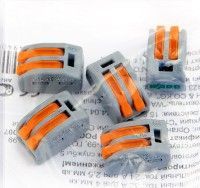 Клемма соединит 222-412 с рычагами 2 входа Wago