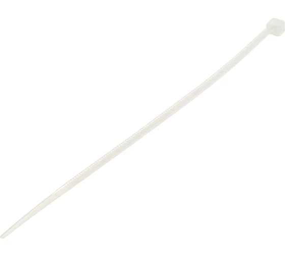 Хомут нейлоновый  2,5х200мм 100шт белый