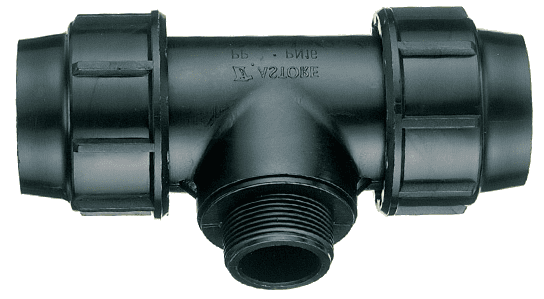 ПНД Тройник разборный 32х1 32 НР KET-33 STR