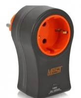 Фильтр сетевой прямого включения 1с/з+2USB розеток 16А Mobile Most