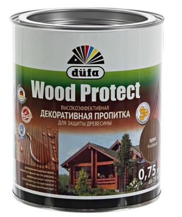 Пропитка Dufa Wood Protect по дереву  бесцветный  0,75л