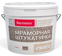 Покрытие универсальное Bayramix White мраморная штукатурка 0,5-1,0 мм 15кг