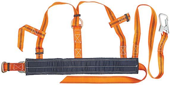 Пояс монтажный УС 2АД с наплечными лямками Сибртех---
