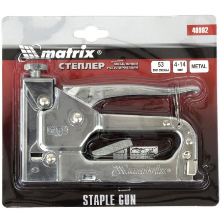 Степлер скобозабивной 4-14мм тип53  Matrix