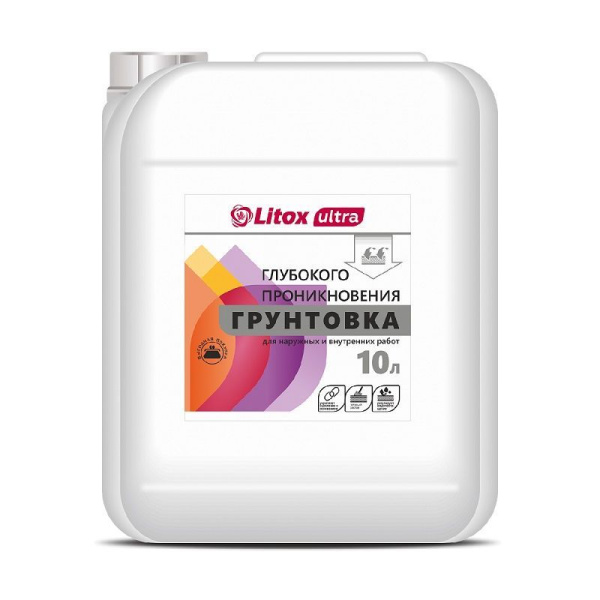 Грунтовка ГП универсальная 10л Ultra Litox