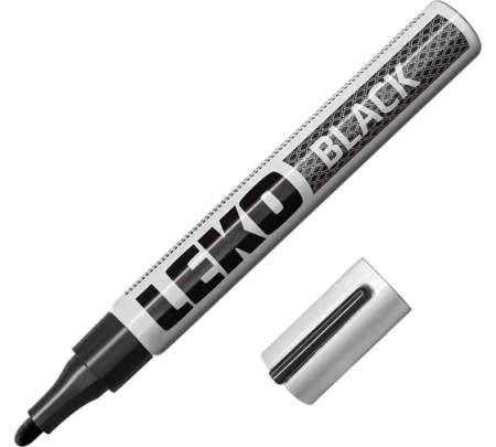 Маркер-краска 4мм черный Lekon