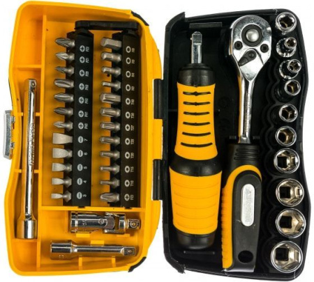 Набор инструмента головки+биты 39предм. Stayer