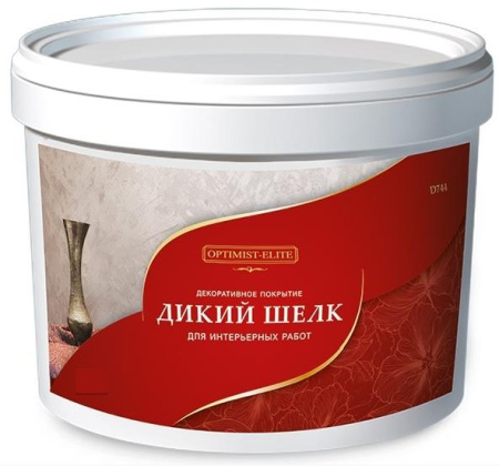 Покрытие декоративное D744 Дикий шелк 3кг Optimist Elite