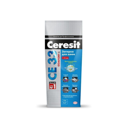 Затирка Ceresit СЕ40 №16 графит 2кг Henkel(12)