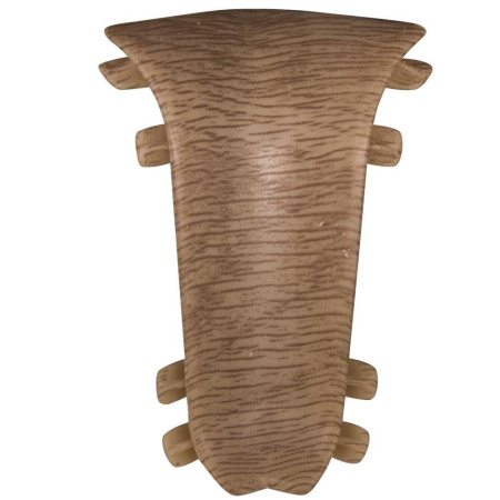 Плинтус Идеал 3Д 55 Классик 205 угол внутренний дуб капучино